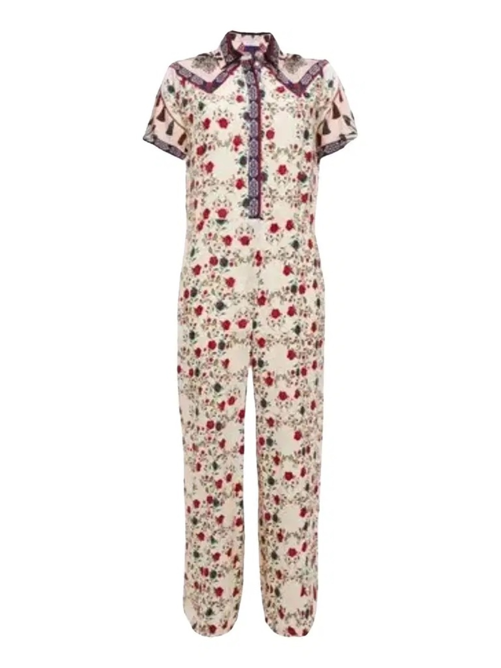 Sandro Delfine Wide Leg Jumpsuit